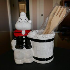 Popeye Ceramic Kitchen Tool Holder - Benjamin Medwin - 3 Wood Tools